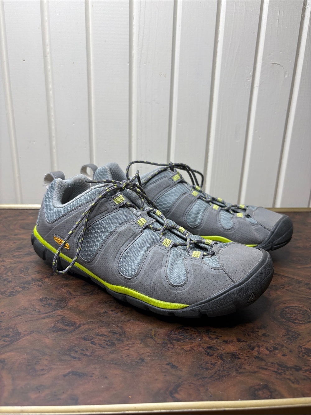 Keen Haven CNX Trail Sneaker Hiking Shoe Gray Green 1008712 Womens 10